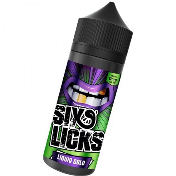 Liquid Gold By Six Licks 100ml E-Liquid