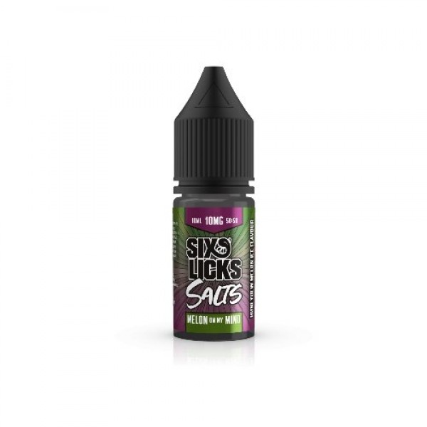 Melon On My Mind Six Licks Nic Salts 10ml