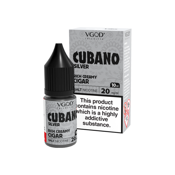 Cubano Silver VGOD SaltNic 20mg 10ml