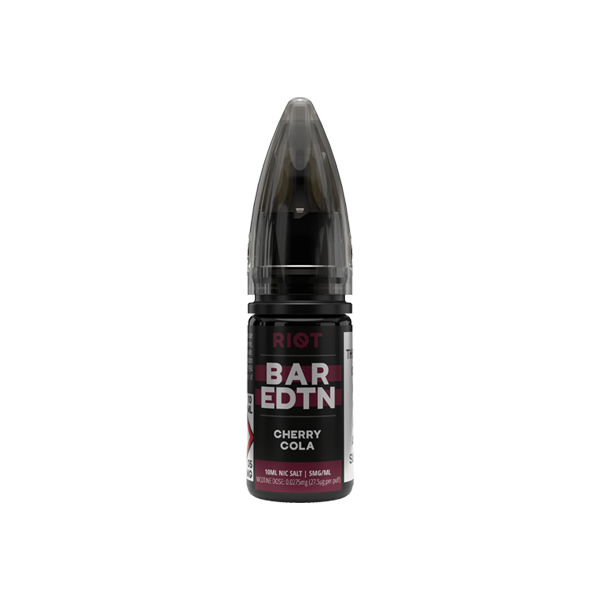 Cherry Cola Riot Squad Bar Edition Nic Salts 10ml