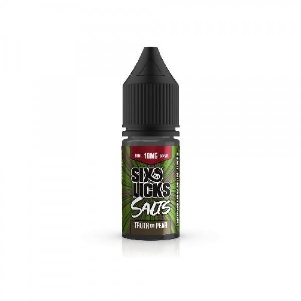 Truth or Pear Six Licks Nic Salts 10ml