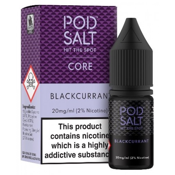 Blackcurrant Salt E-Liquid - Pod Salt 10ml