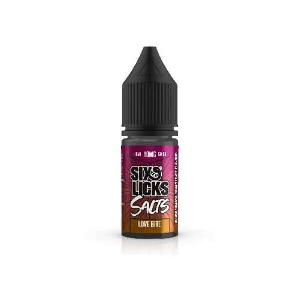 Love Bite Six Licks Nic Salts 10ml