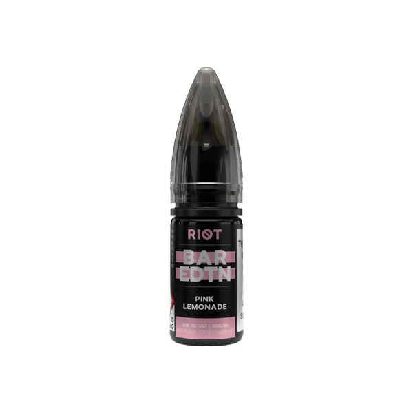 Pink Lemonade Riot Squad Bar Edition Nic Salts 10ml