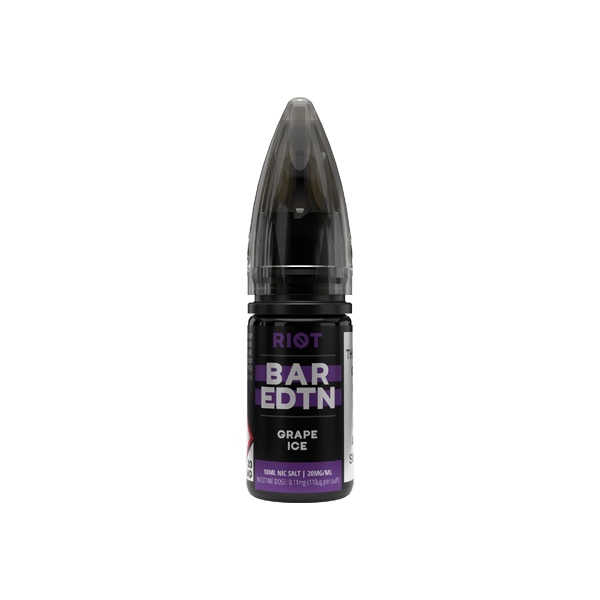 Grape Ice Riot Squad Bar Edition Nic Salts 10ml