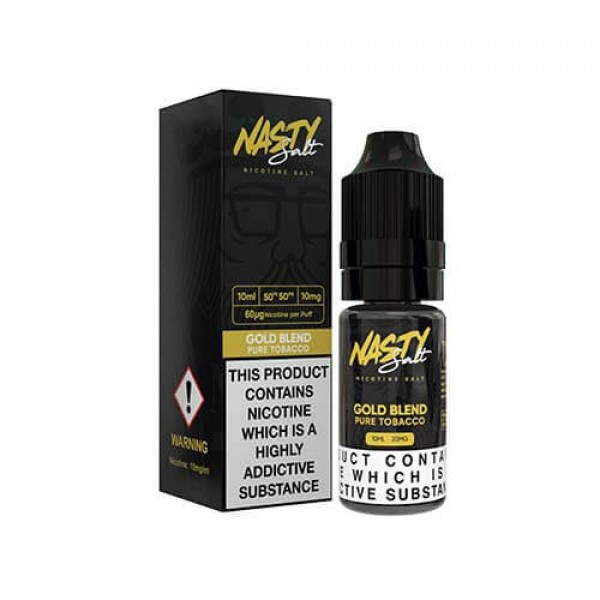 Gold Tobacco Nasty Salt by Nasty Juice 10ml