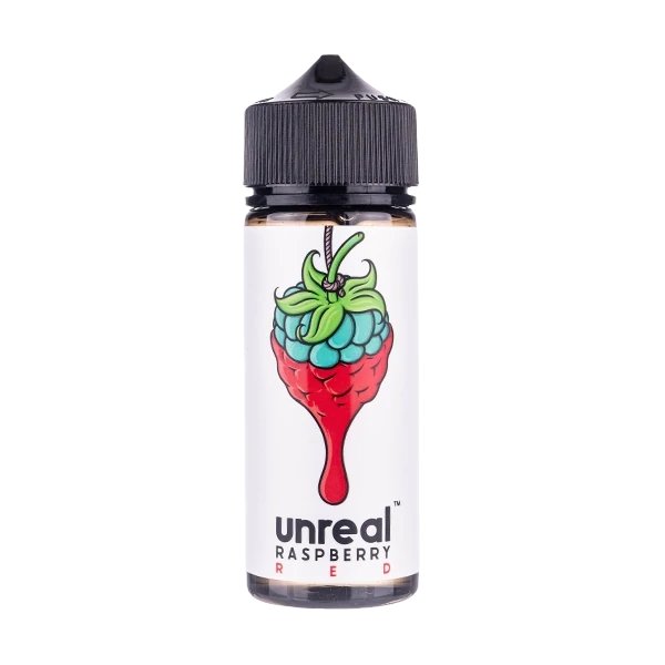 Unreal Raspberry E Liquid 100ml Red