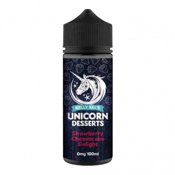 Strawberry Cheesecake Delight E Liquid by Kelly Kel's Unicorn Desserts 100ml