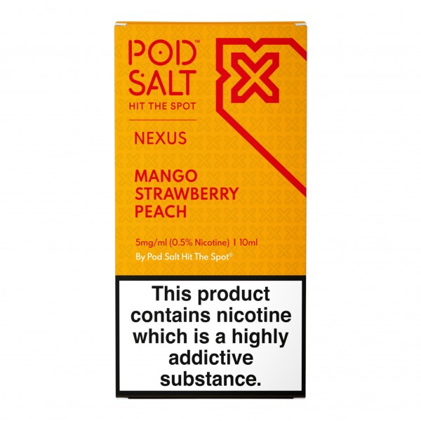 Mango Strawberry Peach Nexus Nic Salts 10ml