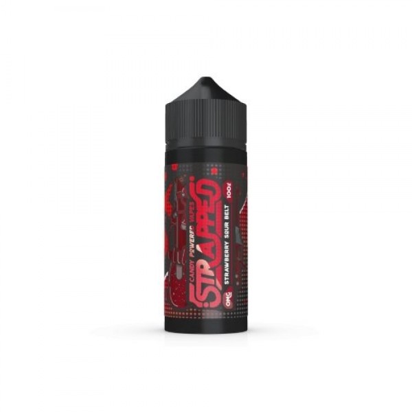 Strapped E Liquid Strawberry Sour Belt 100ml Shortfill