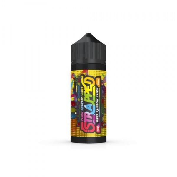 Strapped E Liquid Super Rainbow Candy 100ml Shortfill