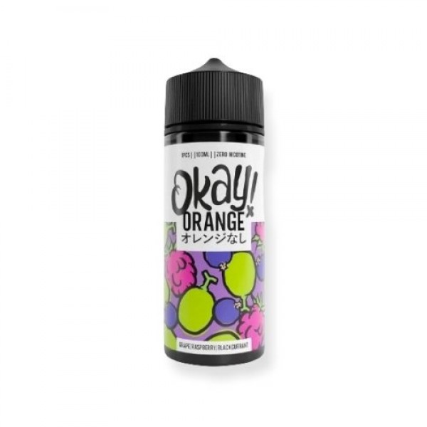 Grape Raspberry & Blackcurrant 100ml by Okay Orange