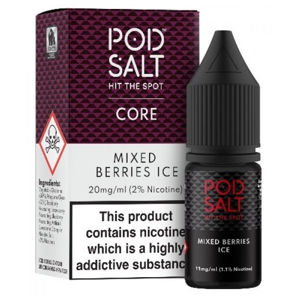 Mixed Berries Ice Nicotine Salt E-Liquid - Pod Salt