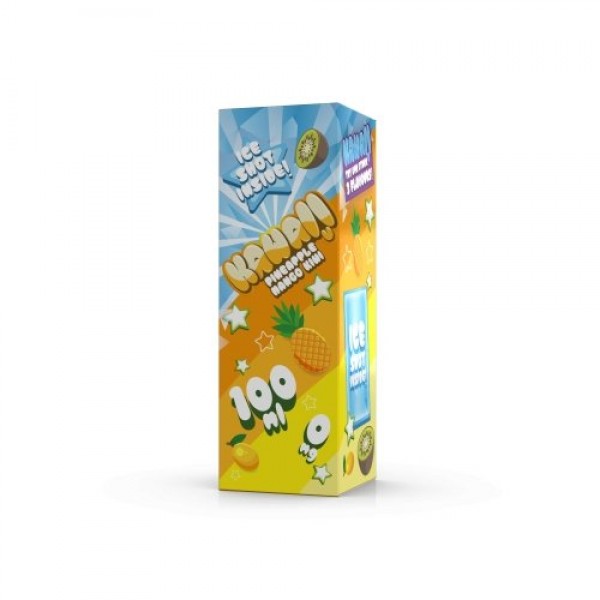 Pineapple, Mango & Kiwi  Kawaii 100ml E Liquid Shortfill