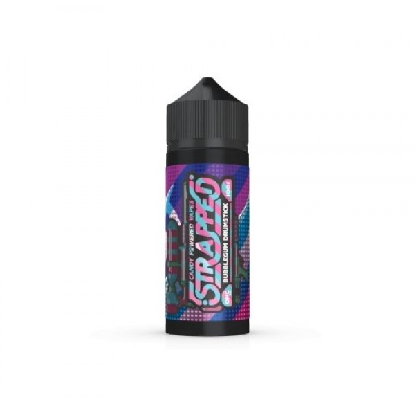 Strapped E Liquid Bubblegum Drumstick 100ml Shortfill