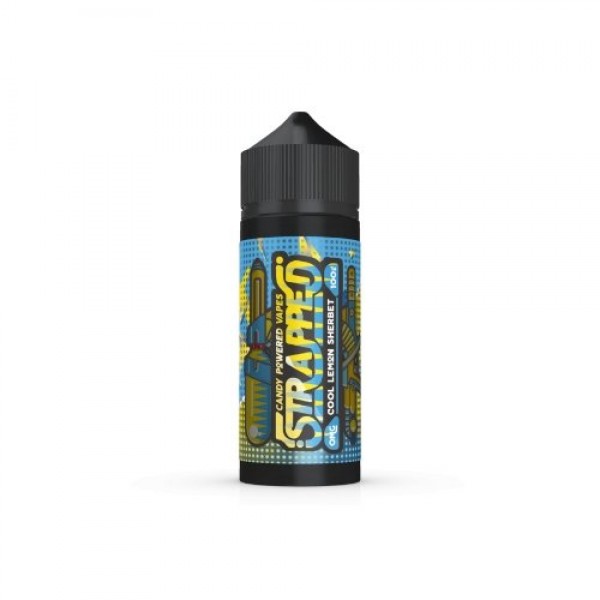 Strapped E Liquid Cool Lemon Sherbet 100ml Shortfill