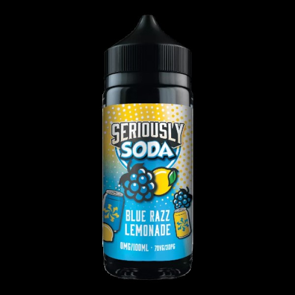 Seriously Soda Blue Razz Lemonade 100ml by Doozy Vape