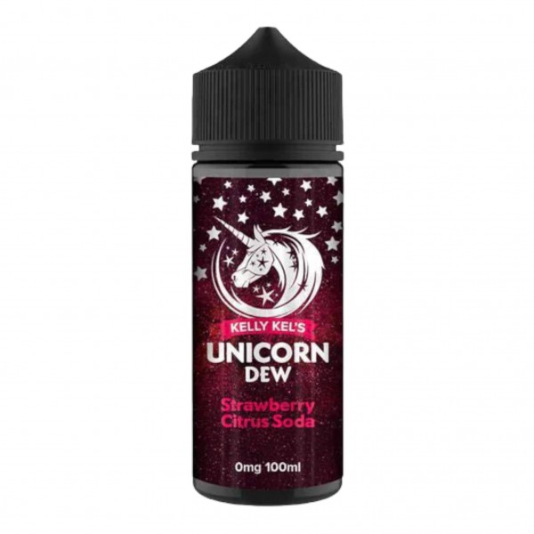 Strawberry Citrus Soda E Liquid by Kelly Kel's Unicorn Dew 100ml