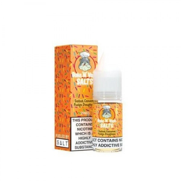 Salted Caramel Fudge Doughnut Bake 'N' Vape Nic Salts 10ml