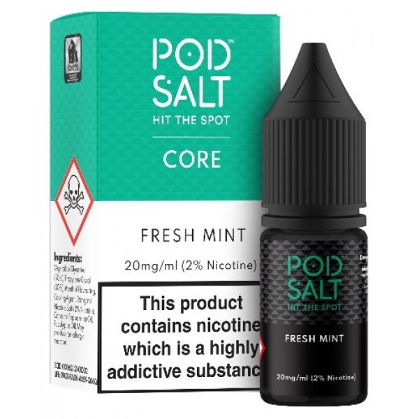 Fresh Mint Nicotine Salt E-Liquid - Pod Salt