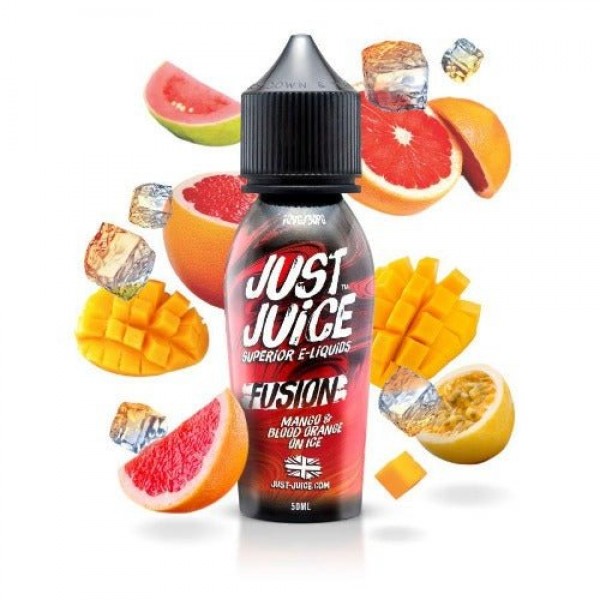 Just Juice 50ml - Fusion - Mango & Blood Orange on Ice