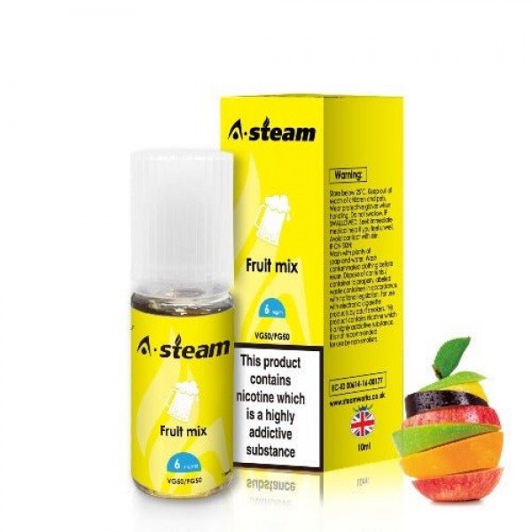 Fruit Mix 50/50 E-Liquid by A Steam 10ml