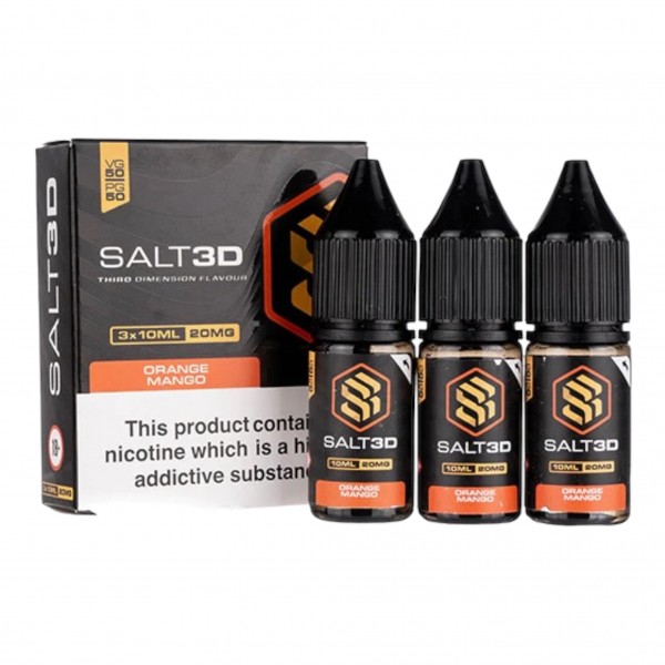 Orange Mango Salt3D Nic Salts 3-Pack