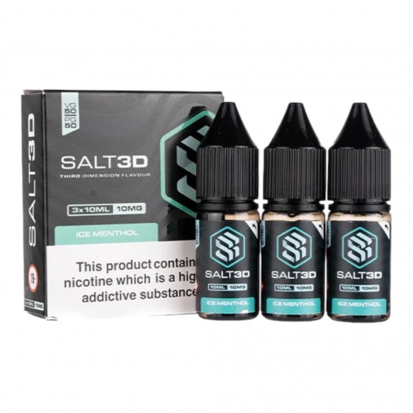 Ice Menthol Salt3D Nic Salts 3-Pack