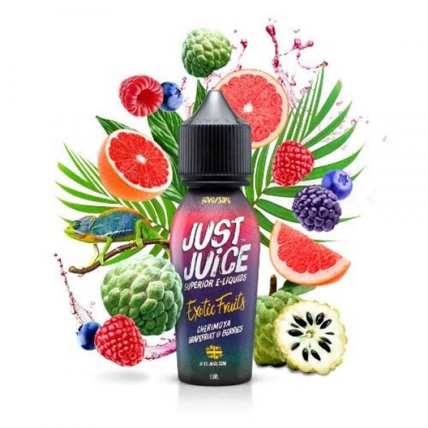 Just Juice 50ml - Exotic Fruits - Cherimoya, Grapefruit & Berries