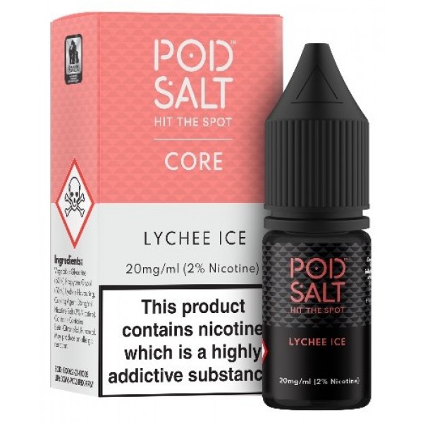 Lychee Ice Nicotine Salt E-Liquid - Pod Salt