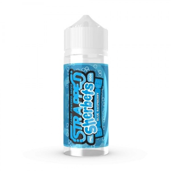 Strapped Sherbets 100ml - Blue Raspberry